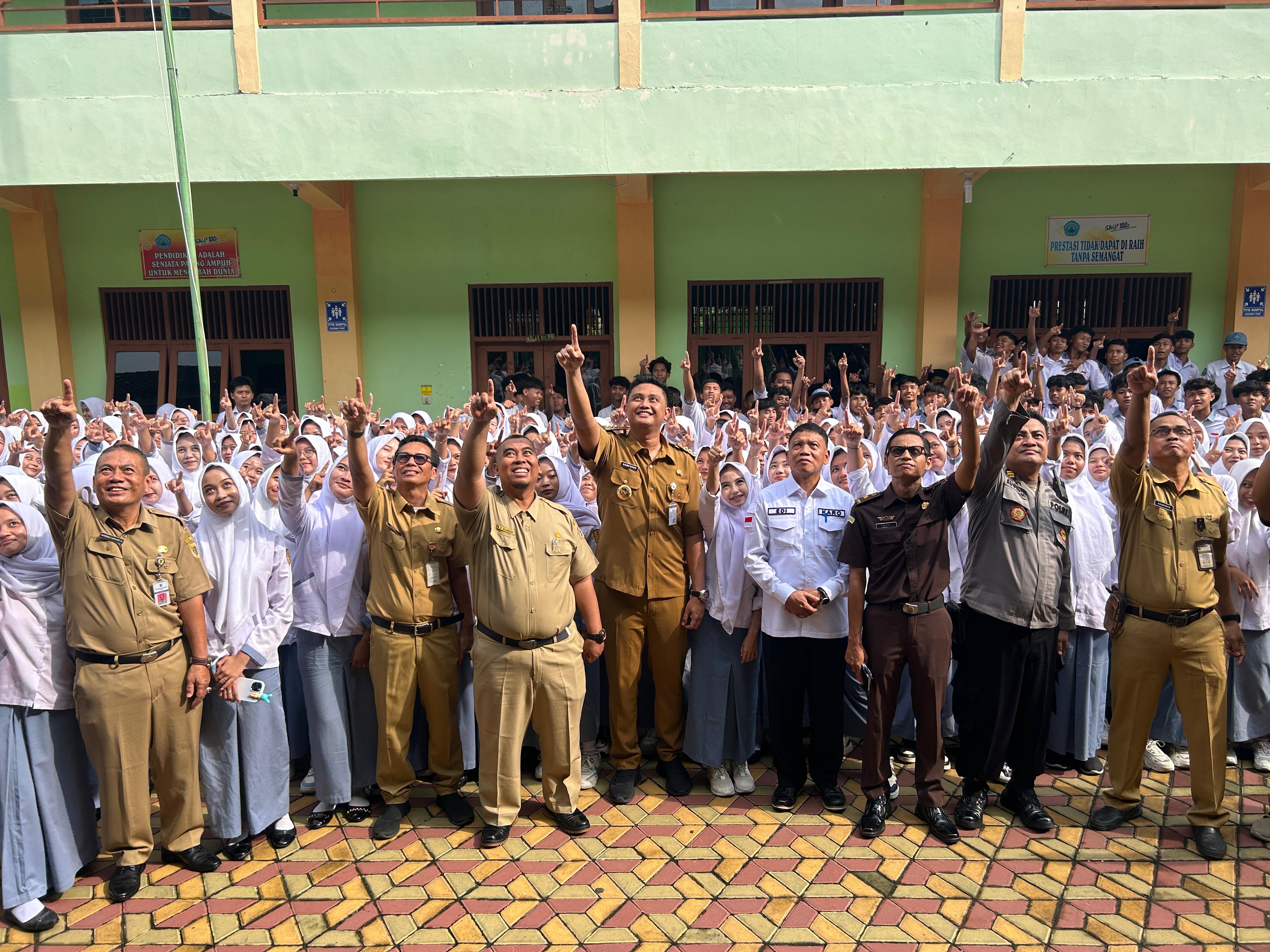 Kunjungan Bupati Klaten Bapak Hamenang Wajar Ismoyo, S.I.Kom di SMK Muhammadiyah Delanggu